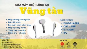 Sửa máy triệt lông tại Vũng Tầu
