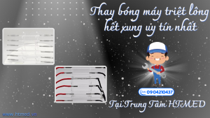 máy triệt lông hết xung