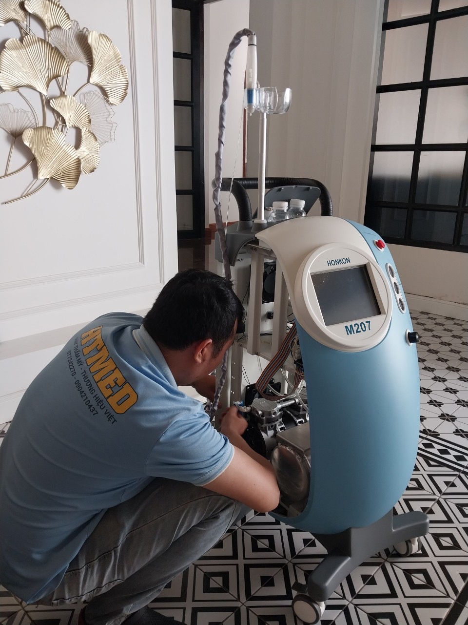 Sửa máy Oxy Jet M207