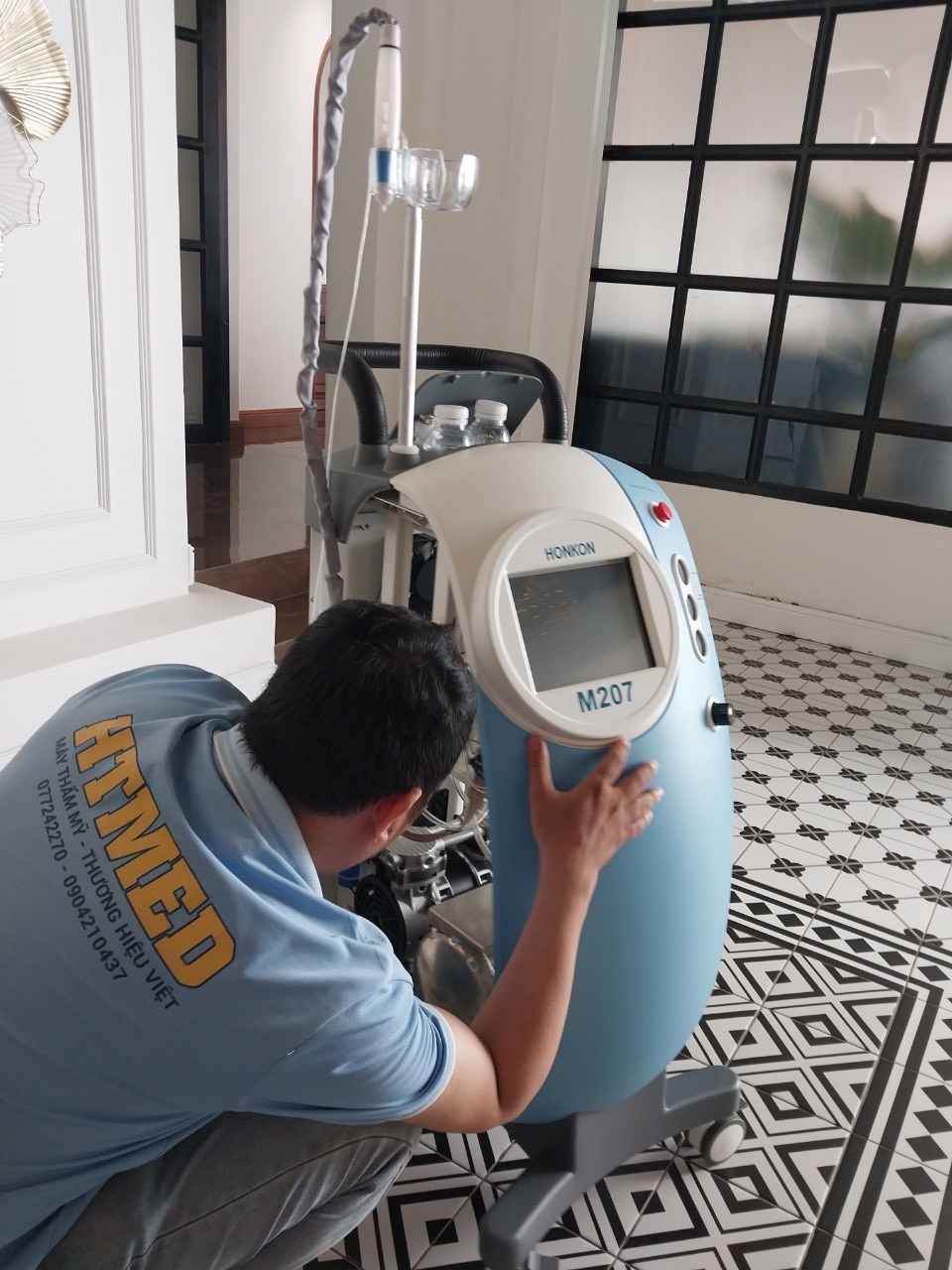 Sửa máy Oxy Jet M207