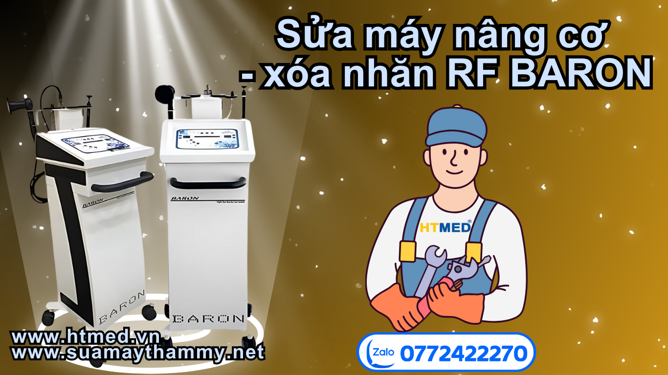 Sửa máy RF Baron nâng cơ - xóa nhăn