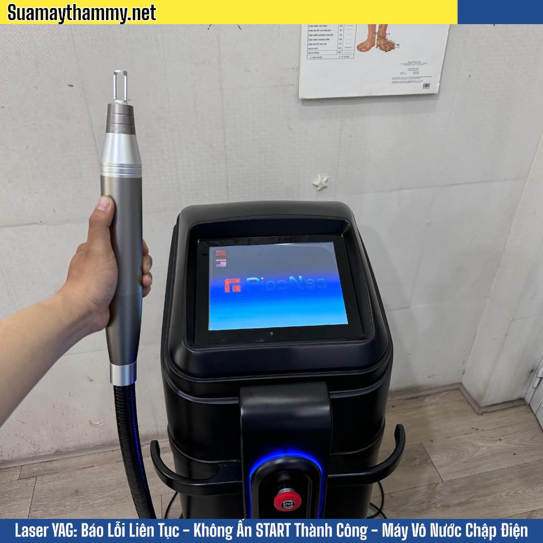 Sửa máy QH Medical LaserYAG xóa xăm cơ bản